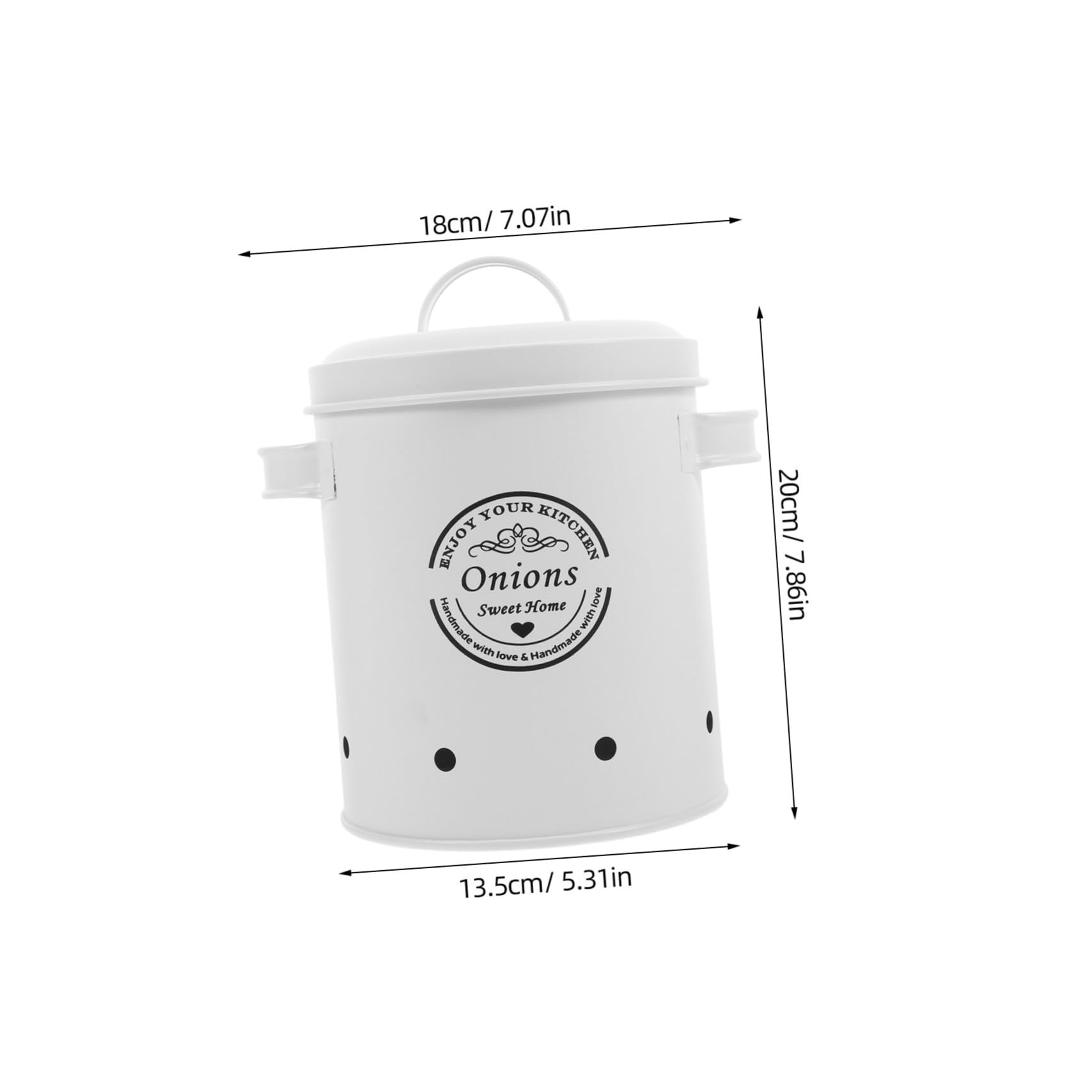 Cabilock Onion Garlic Potato Storage Jar Large Capacity Vegetable Keeper Container for Kitchen Organization for Ginger Garlic Potatoes Fruits and More Stylish Home and