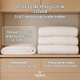NORA HOME Kołdra 4 Pory Roku 220x220 cm, 2w1, 125+250=375 g/m² - DUET
