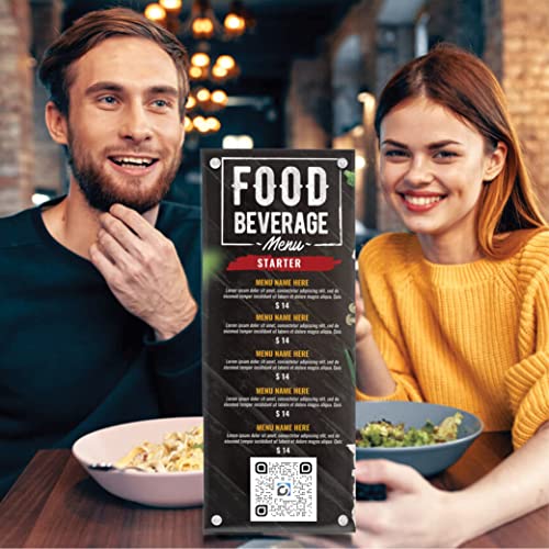 Duraclear 4X10 Picture Frame - Extra Thick, Frameless, Free Standing Acrylic Picture Frame - Magnetic Easy Open Floating Frame For Multi-Use #TOP6