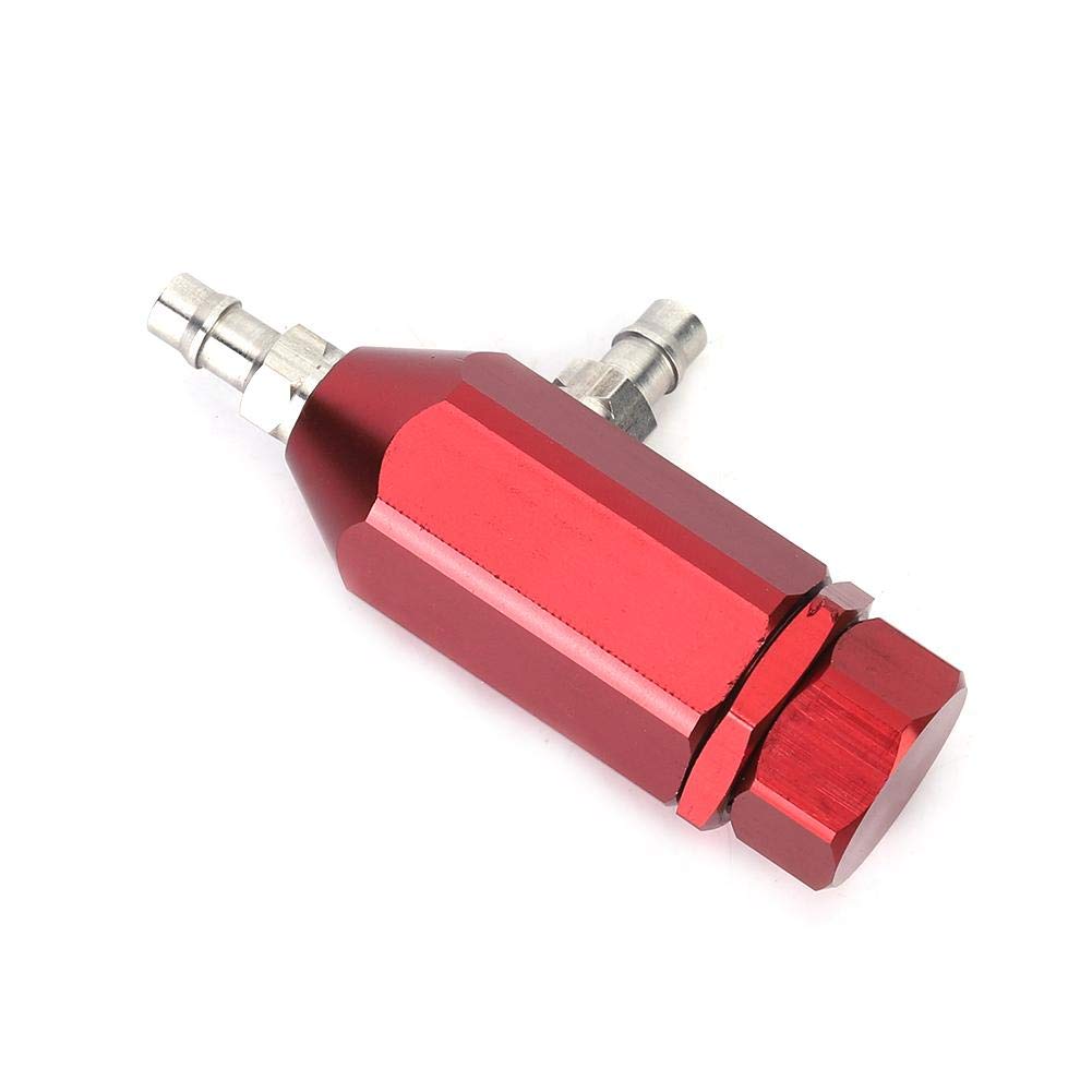 Controller Turbo Boost, Qii lu Regolatore per turbocompressore per auto, Regolatore boost PSI universale 1-30psi a ciclo chiuso regolabile manualmente(Rosso)