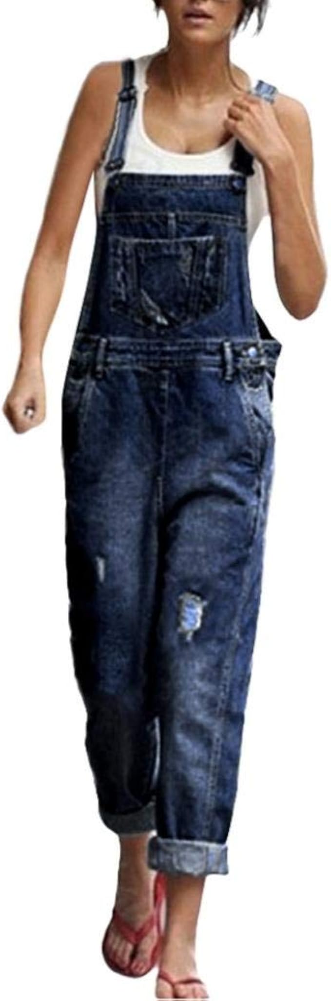 Salopette Classica da Donna Vintage in Salopette Jeans Aderente in Jeans  Casuale Donne con Tasche alla Moda Jeans con Buco in Denim Pantaloni  Elastici Casual Estate Pagliaccetto Tuta Tuta : Amazon.it: Abbigliamento