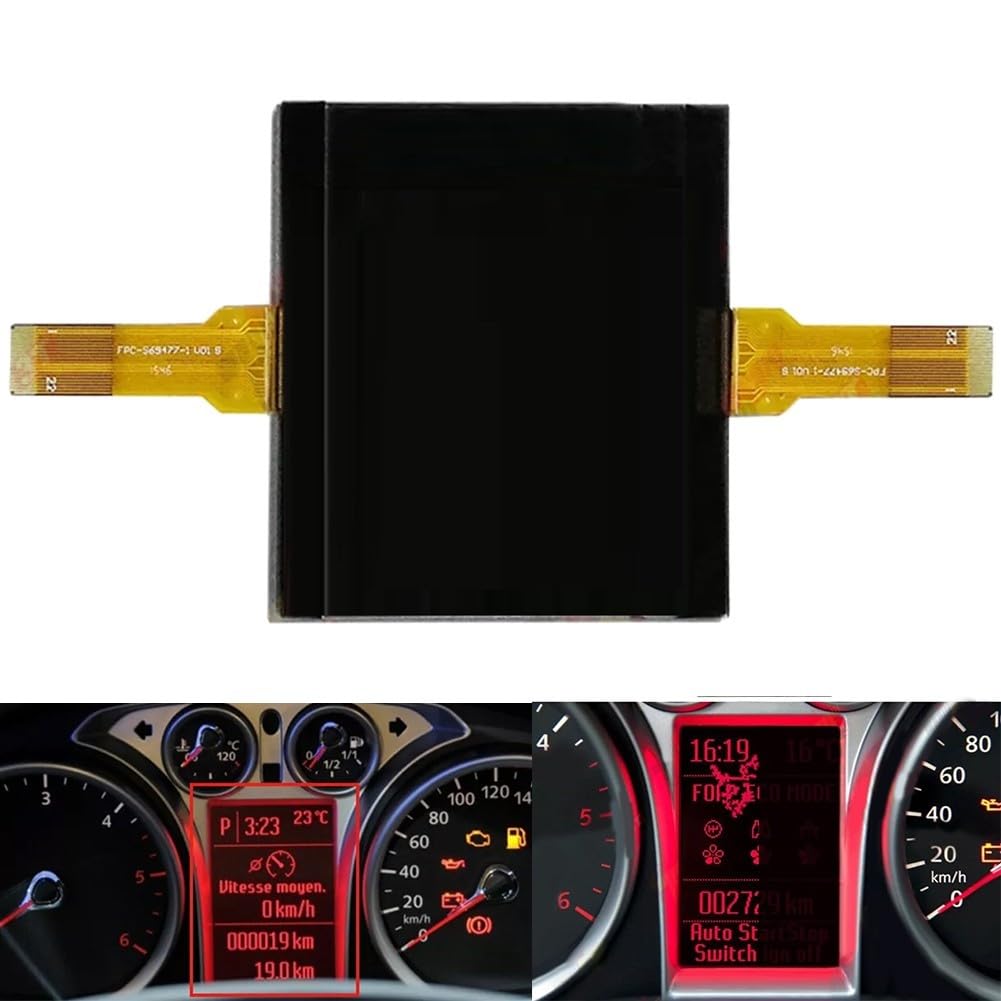 Produktbild von 6689754-A LCD-Display Für Kompaktlader – Armaturenbrett-Ersatzbildschirm, Olivgrüne Hintergrundbeleuchtung, Robuste Industriequalität – Für Baumaschinen