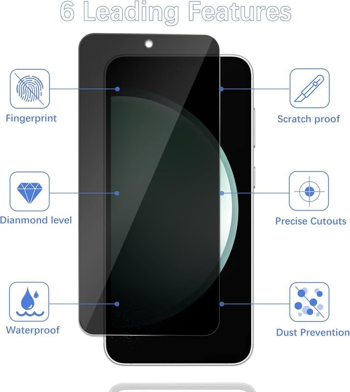 Image of Tempered Glass Screen Protector (Samsung Galaxy S23 FE (Privacy))