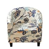 Utilisation Large: La conception simple d'une variété de couleurs, associée à la texture unique du tissu, rend le housse de fauteuil adapté à la protection des meubles de maison, transforme votre ancienne chaise endommagée ou laide un nouveau look ou des lieux publics comme, pour la salle à manger, l'hôtel, cuisine, banquet de mariage, réunion, célébration, cérémonie, décoration de la maison, etc.