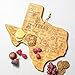 Totally Bamboo Destination Texas State Shaped Cutting Board, Charcuterie and Serving Board – Gift for Texas Lovers, Home Décor or Kitchen Use