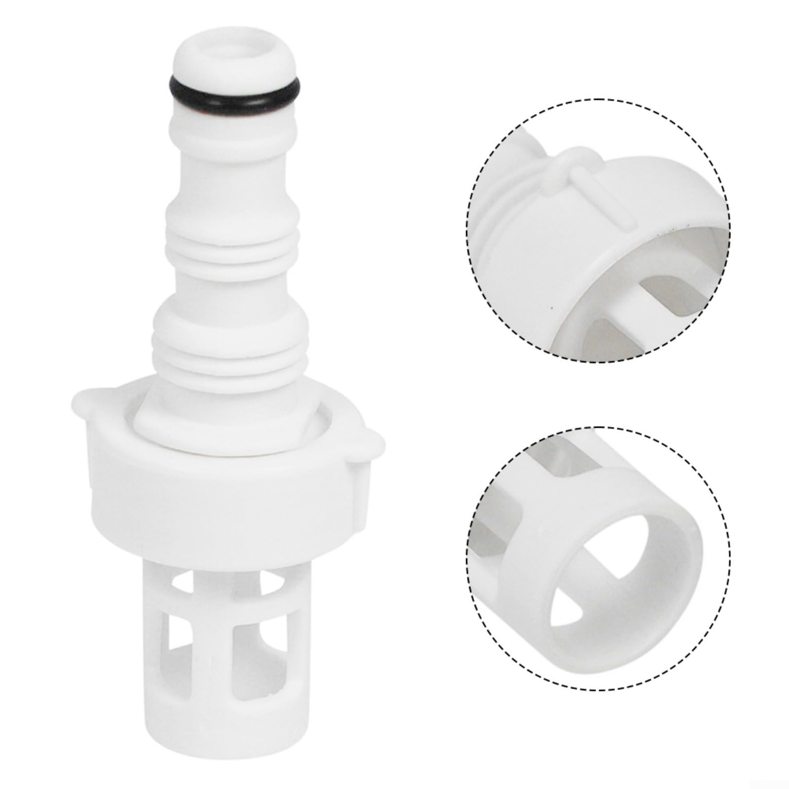 Adapter Für Intex Pool Ablauf – Passt Für Easy Set & Frame Pools 244–549 Cm, Verbindet Gartenschlauch Mit Ablassventil