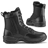 Maelstrom Men's Tac Force 8 Inch Military Tactical Duty Work Boot With Zipper, Black, 10.5 W US