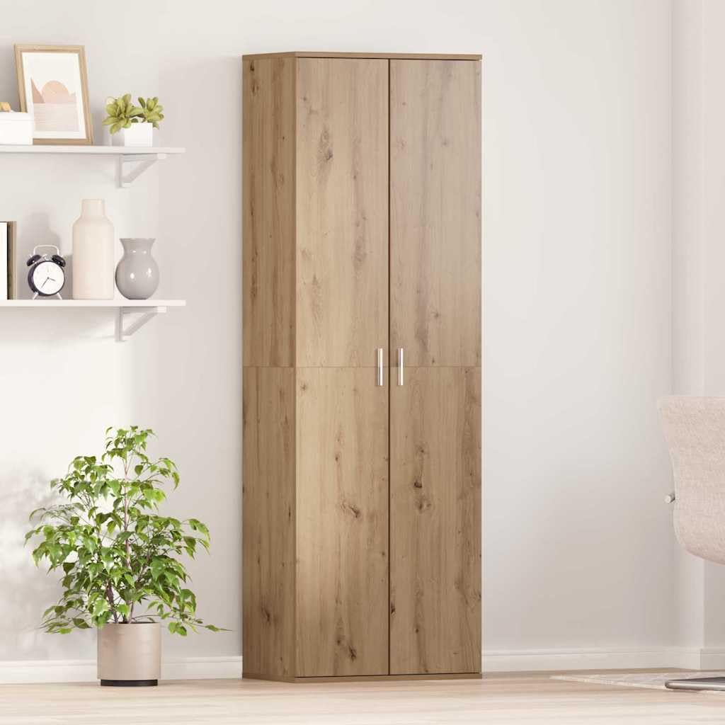 Highboard in rovere artigianale, 60 x 35 x 180 cm, in legno