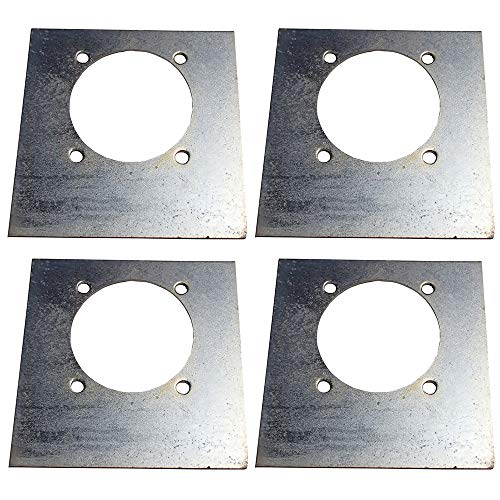 Set of Four 949867 Heavy Duty Backing Plates Mounting Plates for Trailer D Ring