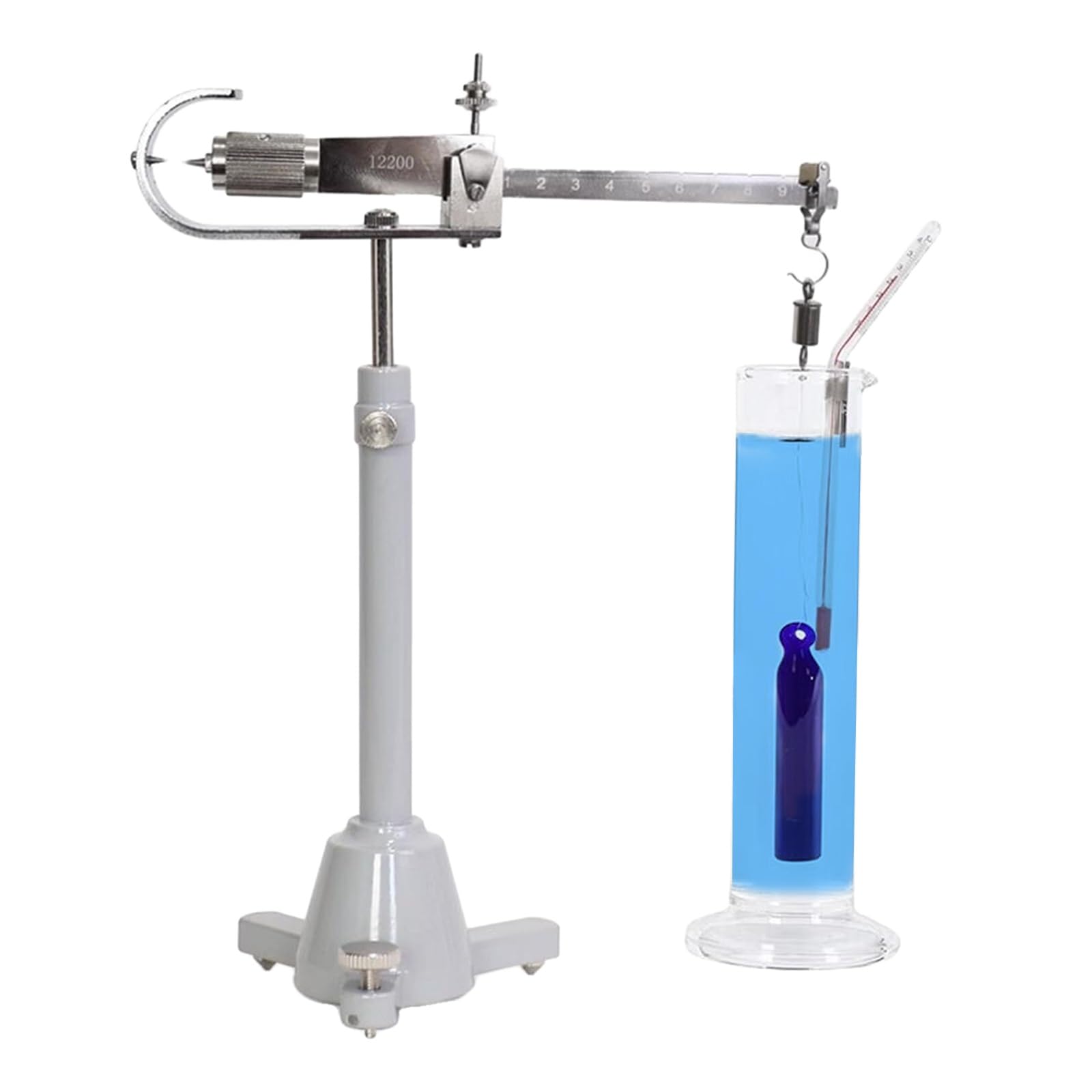Equilibrio específico de densidad líquida, báscula de peso mecánica, rango de 0-2.000, precisión de 0.001, desplazamiento de 5 cm³, para escuela de investigación de laboratorio