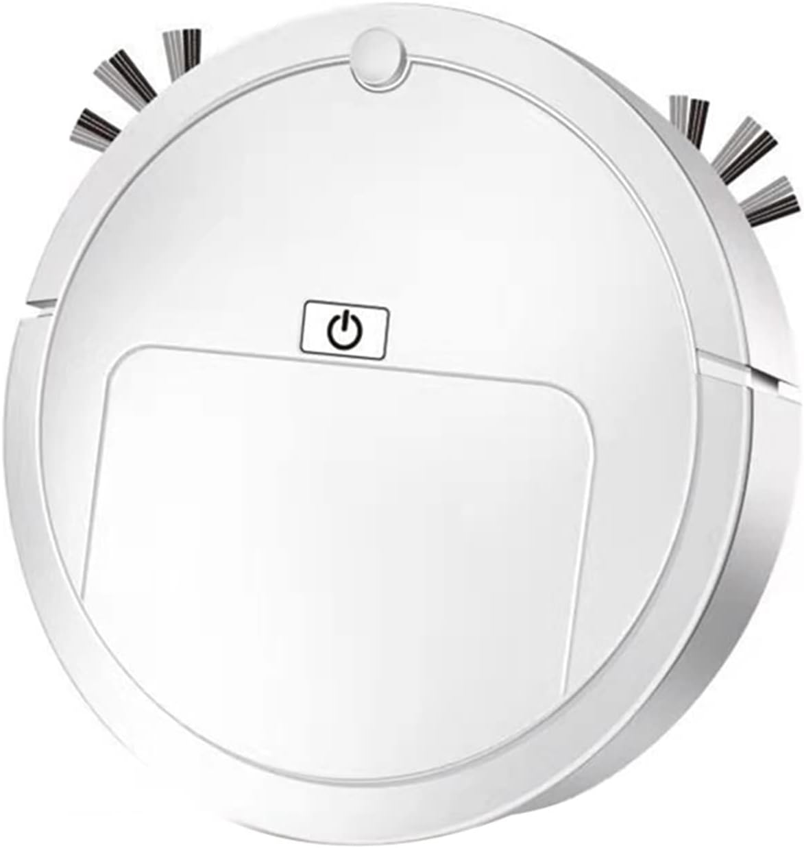 Robot vacuum Rechargeable Smart Robot Vacuum Cleaner Auto Smart Sweeping Dry Wet Mop Strong Suction Sweeper(White)