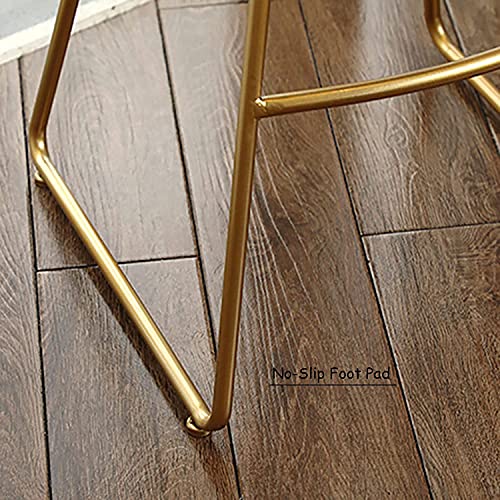 Tabouret de bar PU moderne de 75cm avec dossier rembourré MU - 6