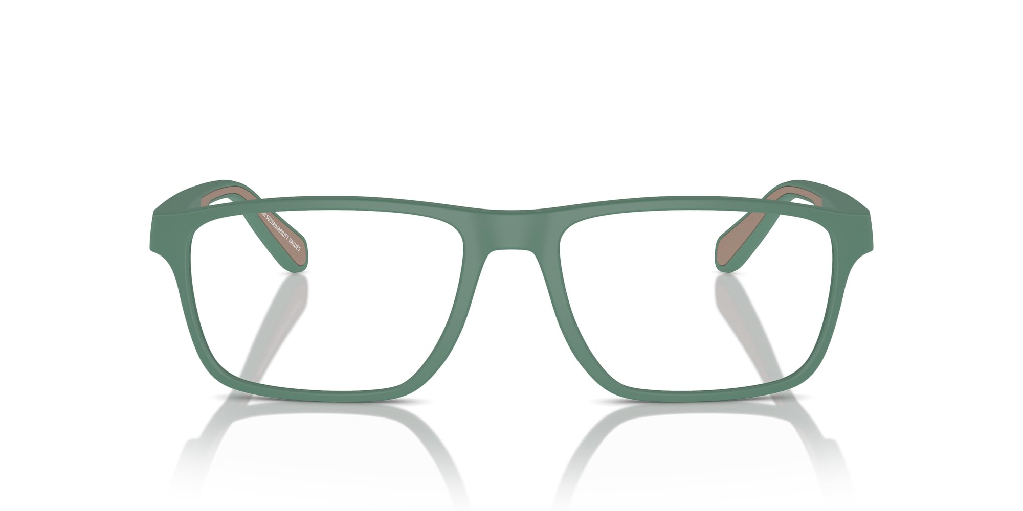 Emporio Armani Men's Ea3233 Rectangular Prescription Eyewear Frames