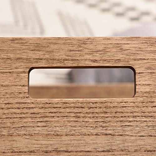 Kirigen Stackable Wood Storage Cube/Basket/Bins Organizer For Home Books Clothes Toy - Modular Open Cubby Storage System - Office Bookcase Closet Shelves C15-Dbr #TOP5