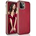 LOHASIC for iPhone 11 Case, Slim Luxury Leather Soft Flexible Bumper Defender Non-Slip Grip Shockproof Anti-Scratch Phone Protective Cover Girls Women Cases for Apple iPhone 11 6.1 inch (2019) - Red