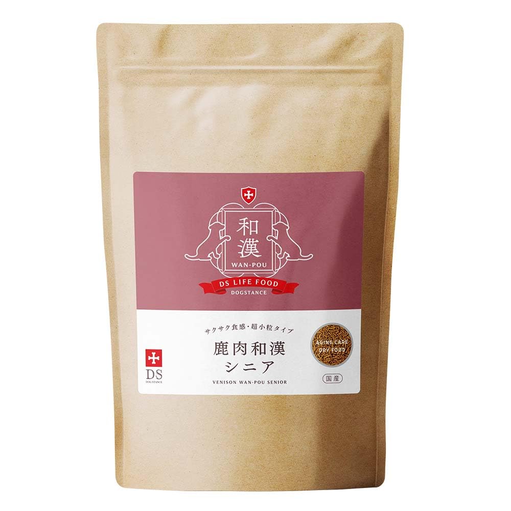 Amazon.co.jp: ドッグスタンス 鹿肉和漢 シニア 食いつきいい