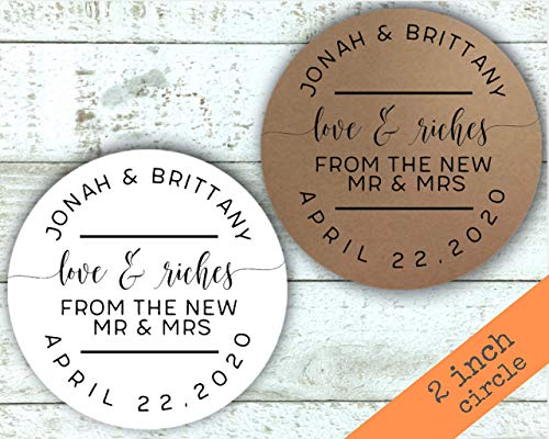 Personalized Wedding Favor - Set Of 20, Love And Riches, Unique Lottery Gift For Guests #TOP1