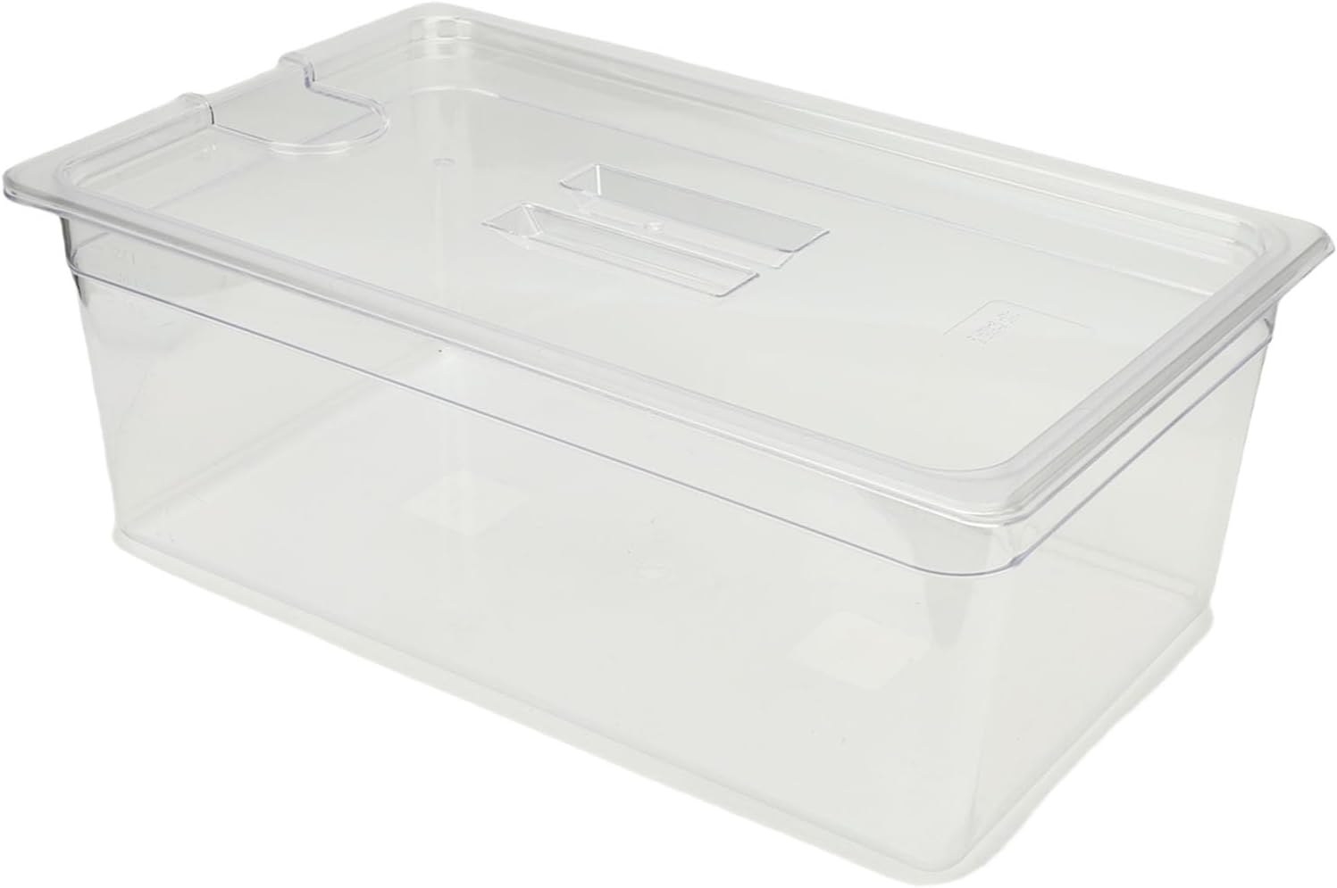 Zerodis Slow Cooker Container Sous Vide Machines with Lid 25 Liter for Virtually All Immersion Circulators Cookers Crystal Clear Transparent Accessories Kit Slow Container Sous