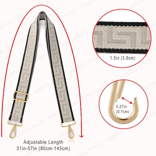 Image of Purse Strap Replacement Crossbody Handbag Shoulder Strap Adjustable