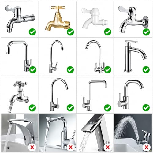 Image of MAKBRO 6 Layer Tap filter Multilayer | Activated Carbon Faucet Water Filters Universal Interface Home Kitchen Faucet Tap Water Clean Purifier Filter Cartridge Five Layer Water Filter-Pack of 1