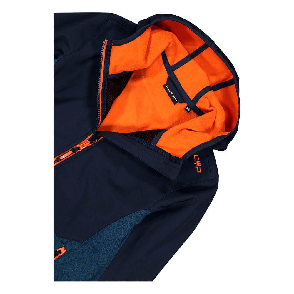 CMP Uni Kinder Giacca Da Bambino in Softshell Con Cappuccio Fisso Jacke