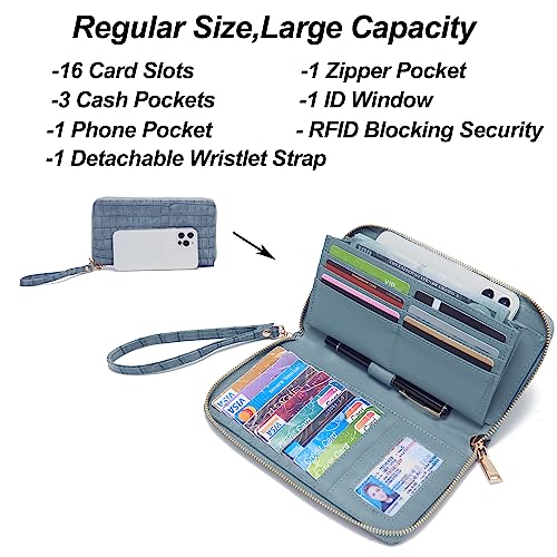 Image of Qiyuer Versatile Daily Purses with RFID Wallet for Women Tote Handbag Set | 3PCS, Fits 13 inch Tablet, Sturdy Vegan PU, Spacious, Work Use, Shoulder Satchel, Large Clutch Wallet, Makeup Bag, Ideal Gift
