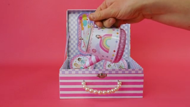 Amazon.com: Floss & Rock 43P6396 Enchanted Tin Tea Party Playset