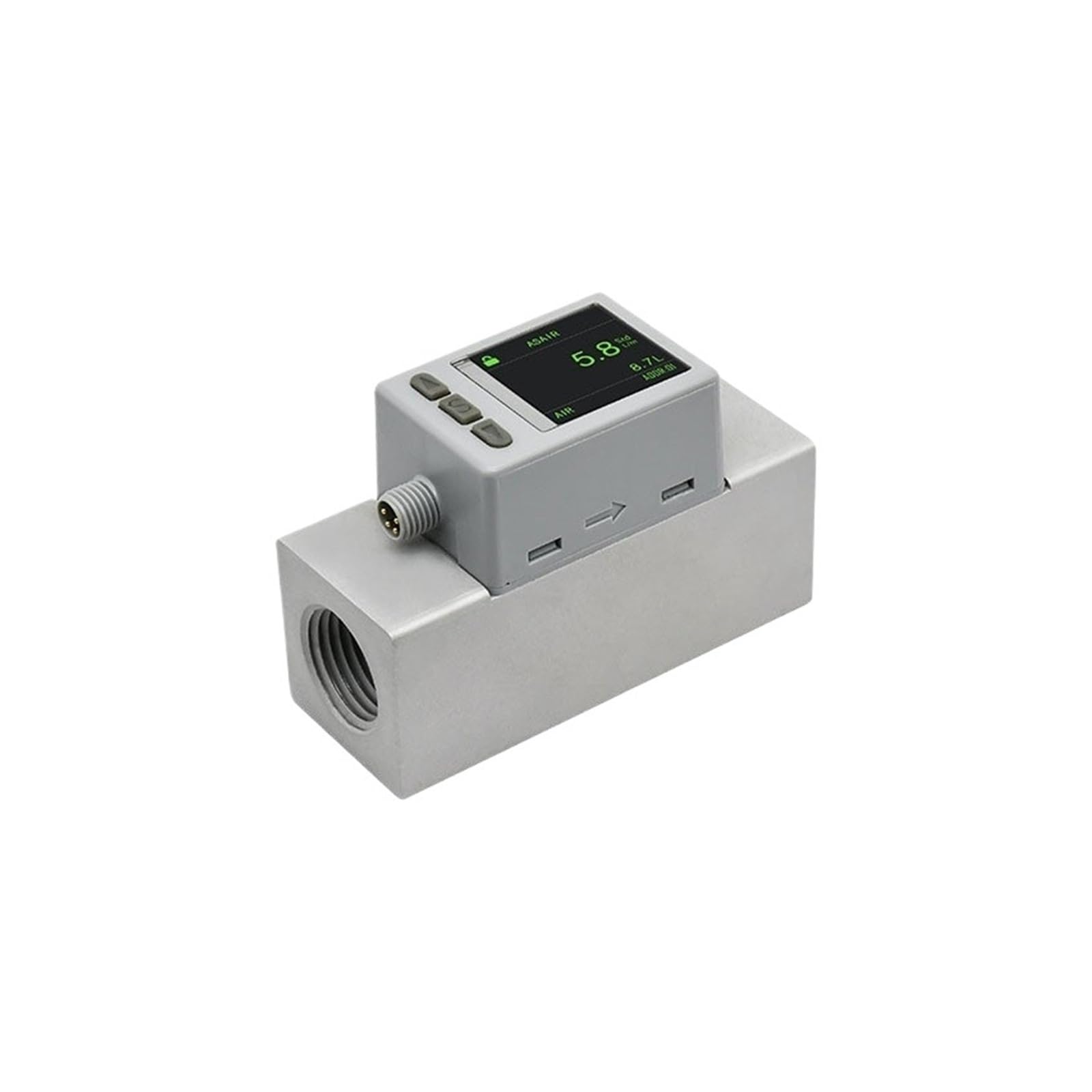 HHB18I Digital Gas Mass Flow Meter Thermal Mass Flow Meter 0-500L/min