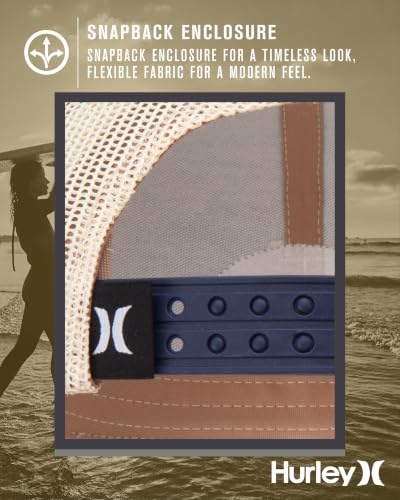 Image of Hurley Mens Hat - Beach Break Trucker Water Resistant Baseball Cap