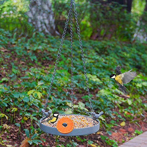 Bird Feeder Hanging Tray, Seed Tray For Hanging, Bird Baths For Outside Garden Backyard Decorative Great For Attracting Pet Hummingbird Feeder #TOP1