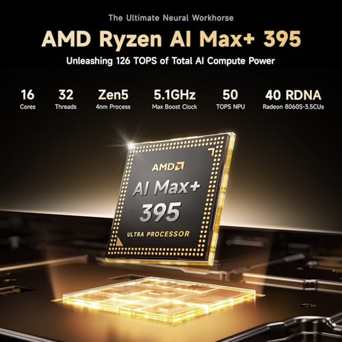 Image of NIMO 16 inch AI Workstation Laptop, AMD Ryzen Max+ 395 128GB LPDDR5X 4TB SSD