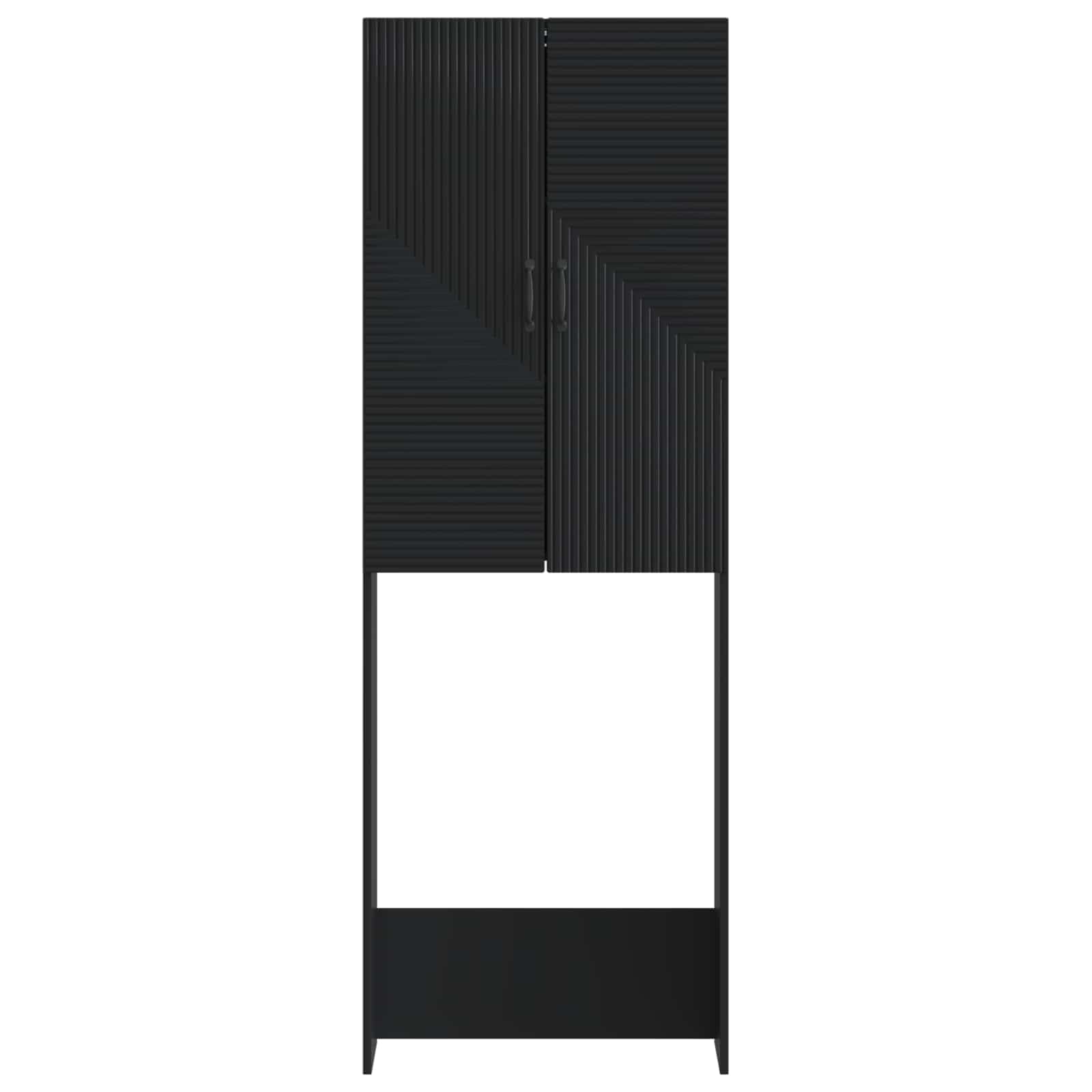 Szafka łazienkowa HAARLEM czarna 66 x 25,5 x 190 cm