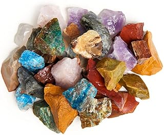 Digging Dolls: 4 lbs Natural 12 Stone Madagascar Rough Stone Mix - Large