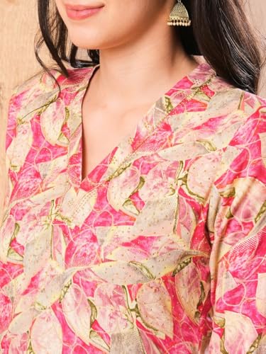 Image of Globus Women Kurta (3641556001 Pink S)