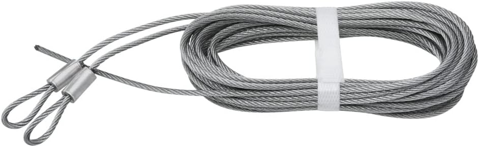 National Hardware N280-313 V7617 Extension Spring Lift Cables in Galvanized, 2 pack,12' x 1/8