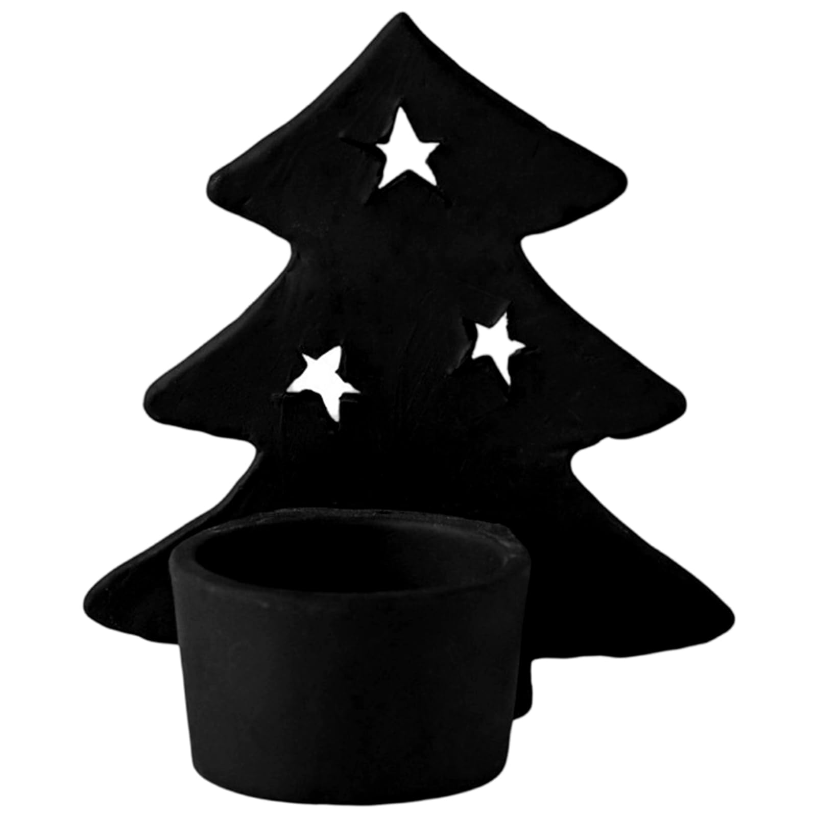 Kalttoy Decorative Iron Christmas Tree Tealight Votive Holders Fireplaces Mantels Display Rustproof Easy Maintenances Iron Christmas Tree Holders