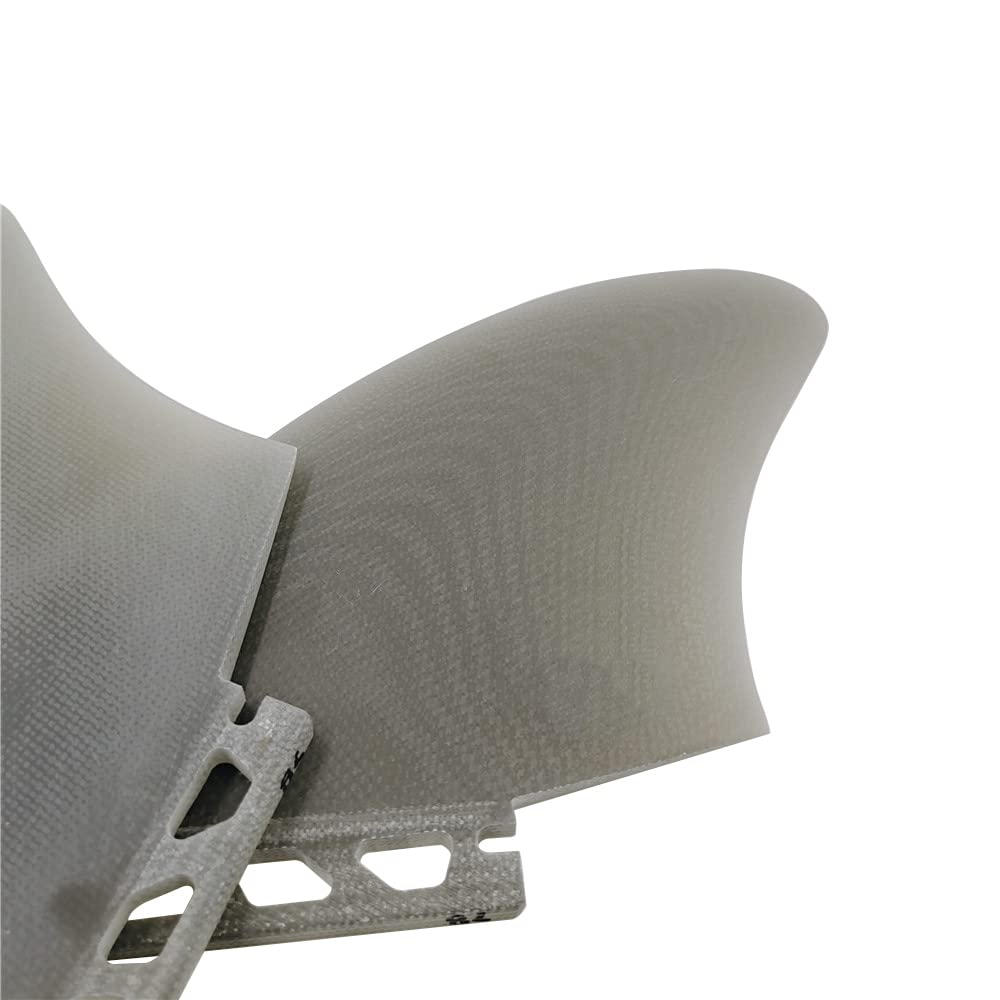UPSURF Aletas de surf Fiberglass Future Fins Tabla de surf Twin Keel aleta