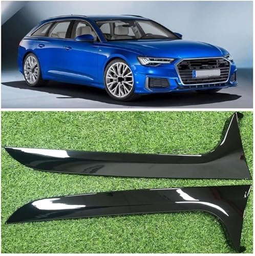 Becquet latéral arrière ABS noir brillant pour Audi A6 C7 break - 2