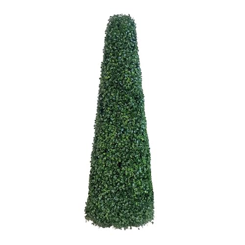 Tuda Grass Artificial Pyramid Obelisk Boxwood Topiary Trees 100cm