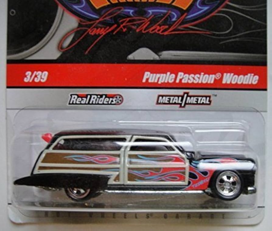 Amazon | HOT WHEELS LARRY'S GARAGE BLACK PURPLE PASSION