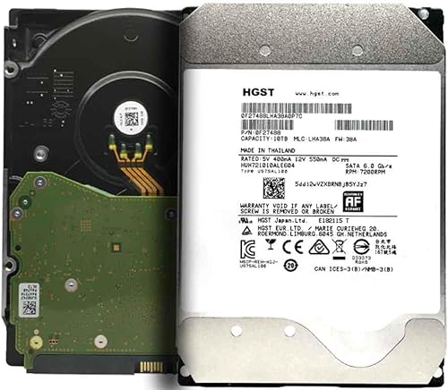 HGST Ultrastar He10  HUH721010ALE604  0F27488  512e  2.5M MTBF  10TB SATA 6.0Gbs 7200 RPM 256MB caché 3.5"  Helium Platform Enterprise Disco duro