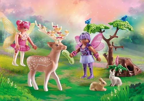 Playmobil 71800 Duo de fées avec animaux de la foret - vue 9