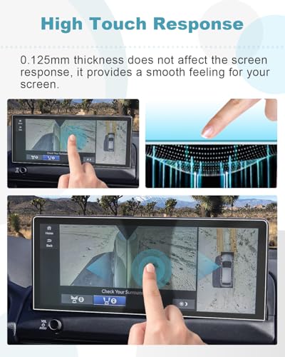 Image of CDEFG 2Pcs for 2026 Honda Pilot Screen Protector 12.3-Inch, for 2026 Honda Pilot Nano Screen Covers, Honda Pilot Accessories 2026 HD Clear