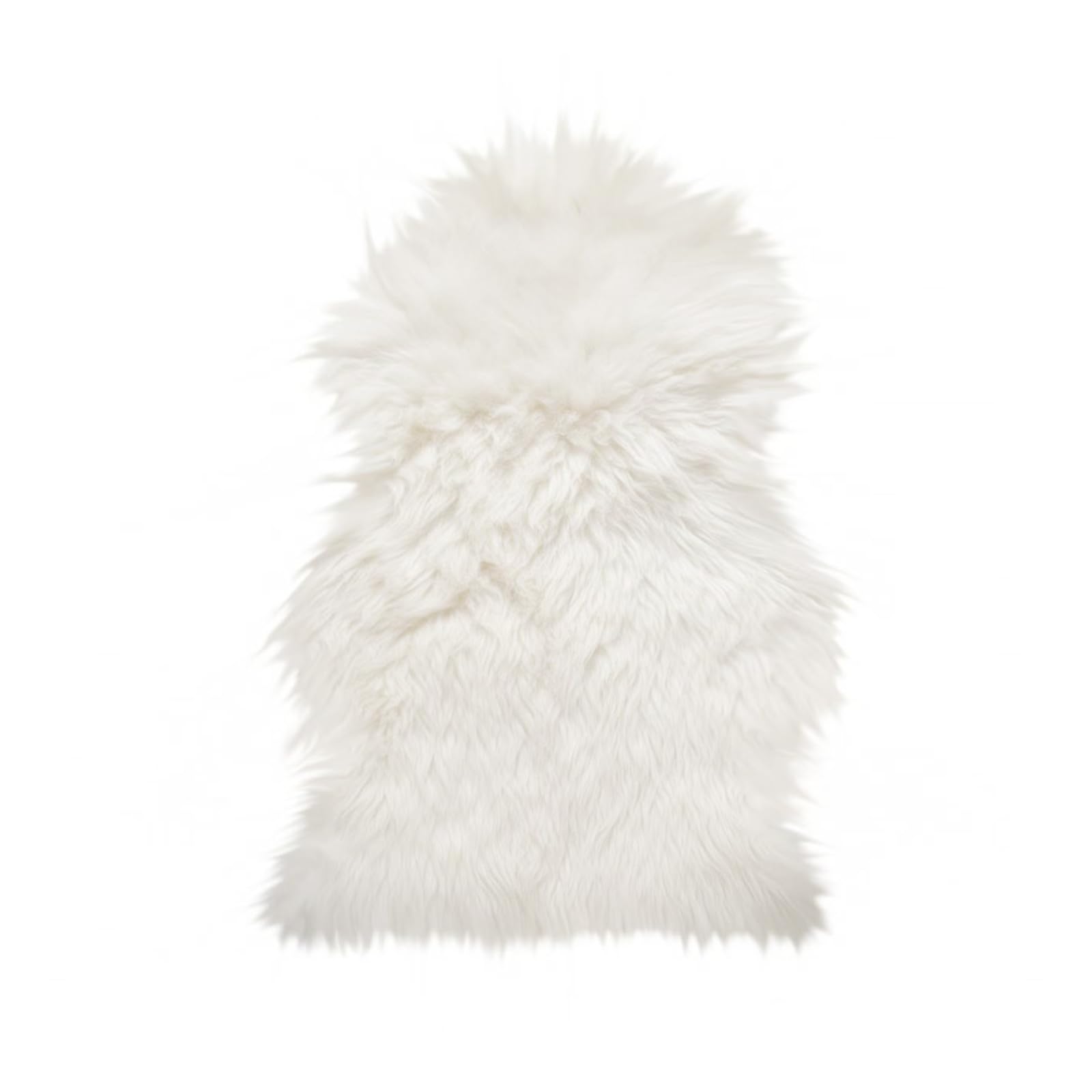 Peau de mouton tapis fourrure blanche 60x90 salon personnalisable respirant