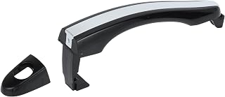 Car Exterior Door Handles Front Left for Hyundai Azera 2006-2011 ABS Black,Silver Tone, 1 Pcs