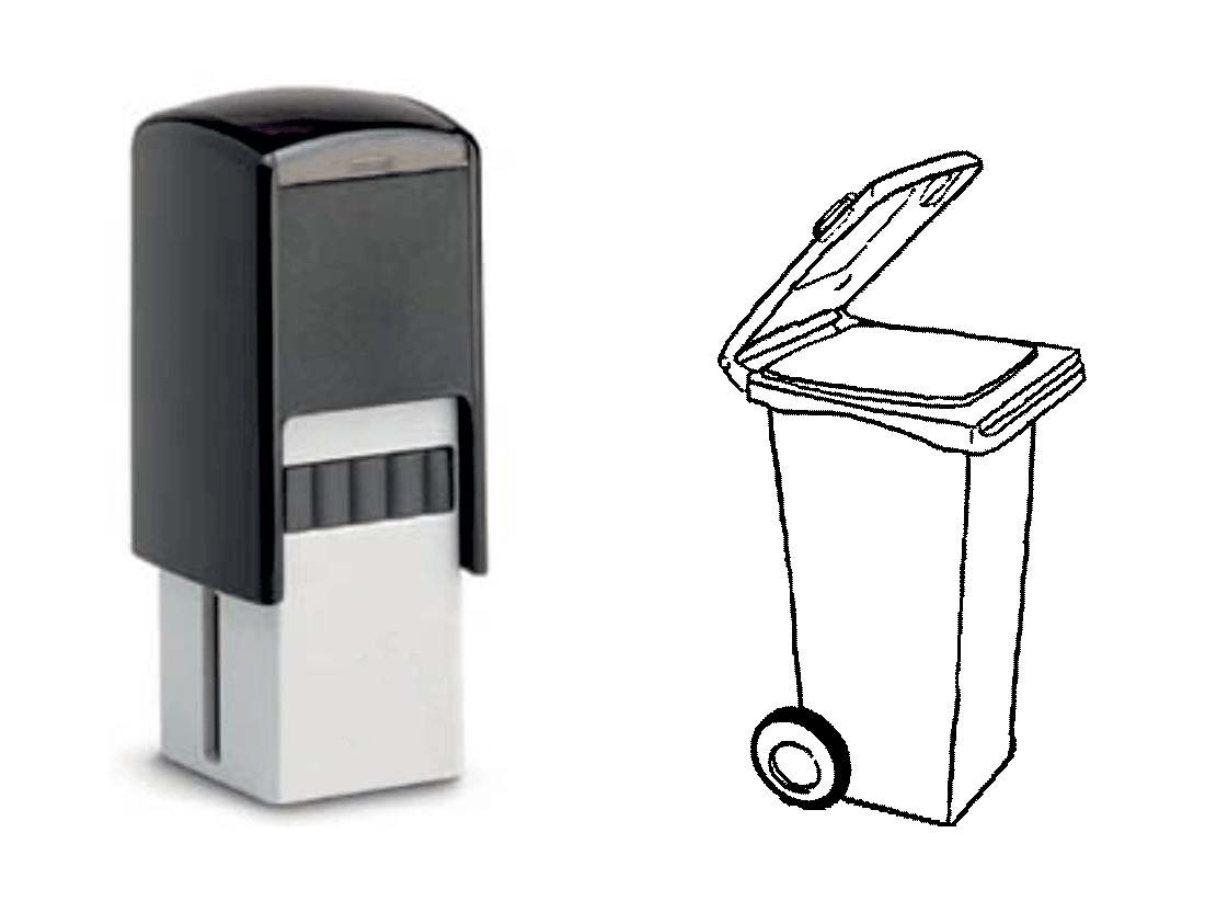 Dekolando Organiser Stamp Waste Bin – Imprint Approx. 10 X 10 Mm