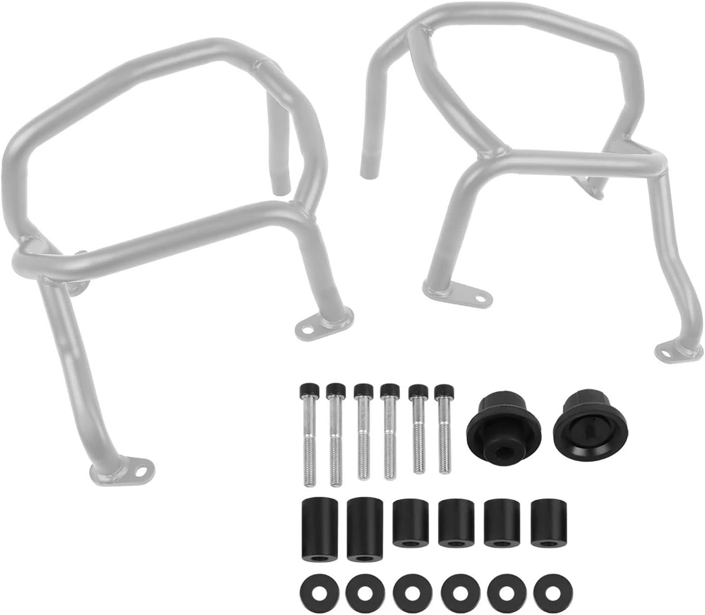 Protective bar Lower Bumper Protector Bars For BMW R1300 GS ADVENTURE 2025 Motorcycle Highway Crash Engine Tank Guard Bar(Silver)