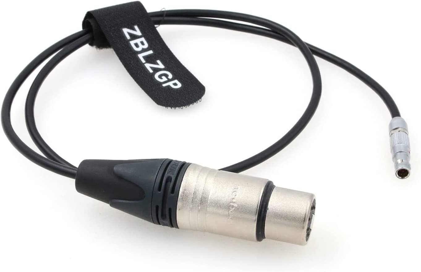 00b 5ピンから5ピン XLRメス (100cm、ストレート)