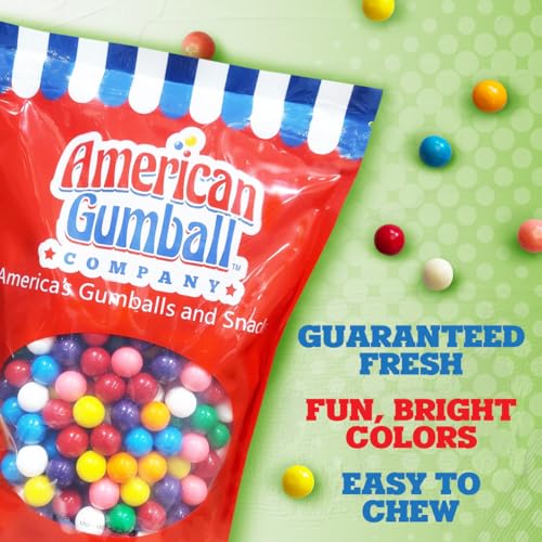 American Gumball Company OZJONG 62 Inch Bubble Gum Balls For Small 1/2 Inch Gumball Machine thumb #7