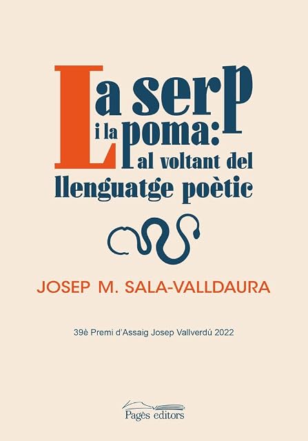 Portada de La serp i la poma: al voltant del llenguatge poètic